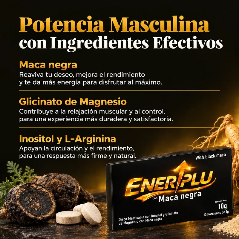 Maca negra y magnesio